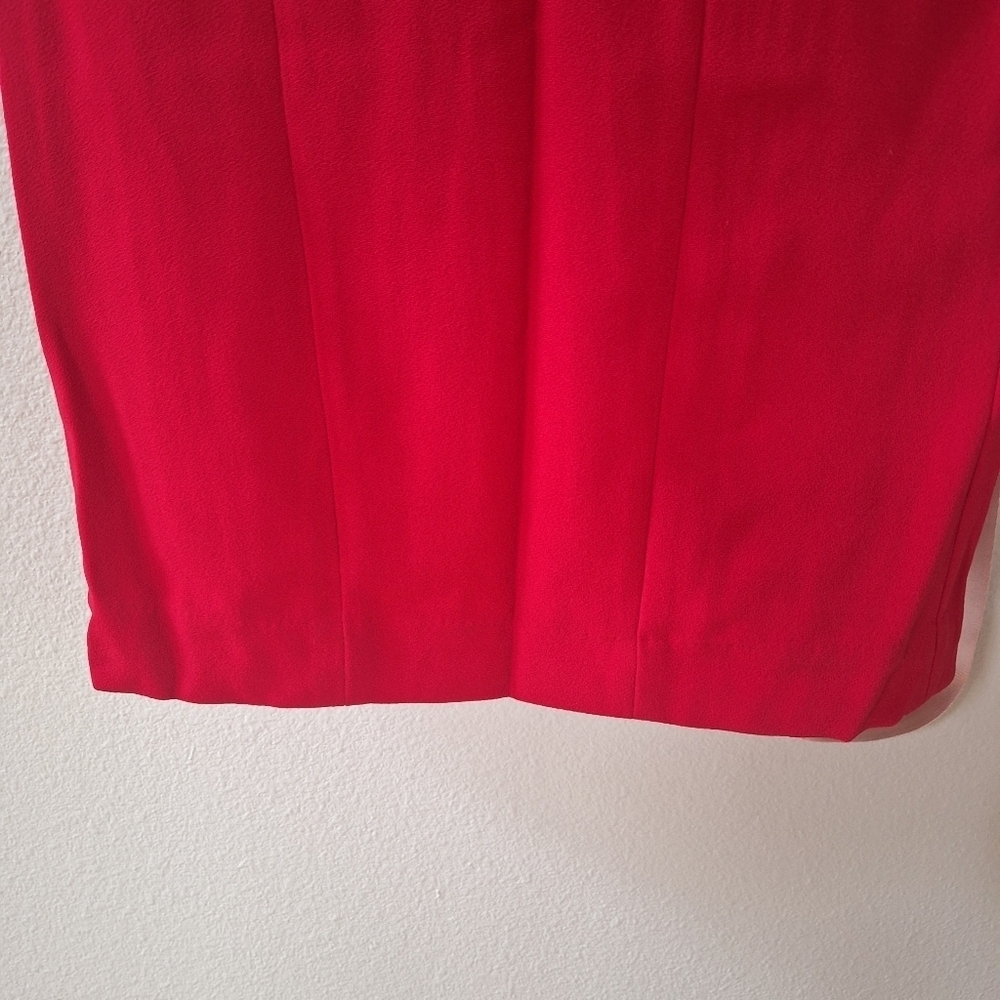 NWT House of CB Nayara Red Maxi Skirt Lined Zip Closure Womens Sizs XS - Picture 4 of 10